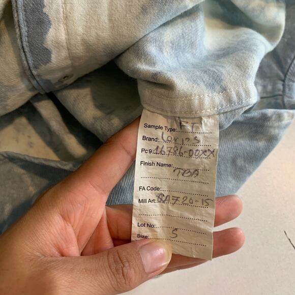 Levis Shirt Womens S Small Breeze White Pearl Snap Buttons Long Sleeves Western - Picture 10 of 12